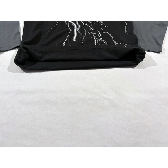 Broken Promises Welcome to Hell Graphic Print Long Sleeve T-Shirt Black Men XS - Picture 10 of 10